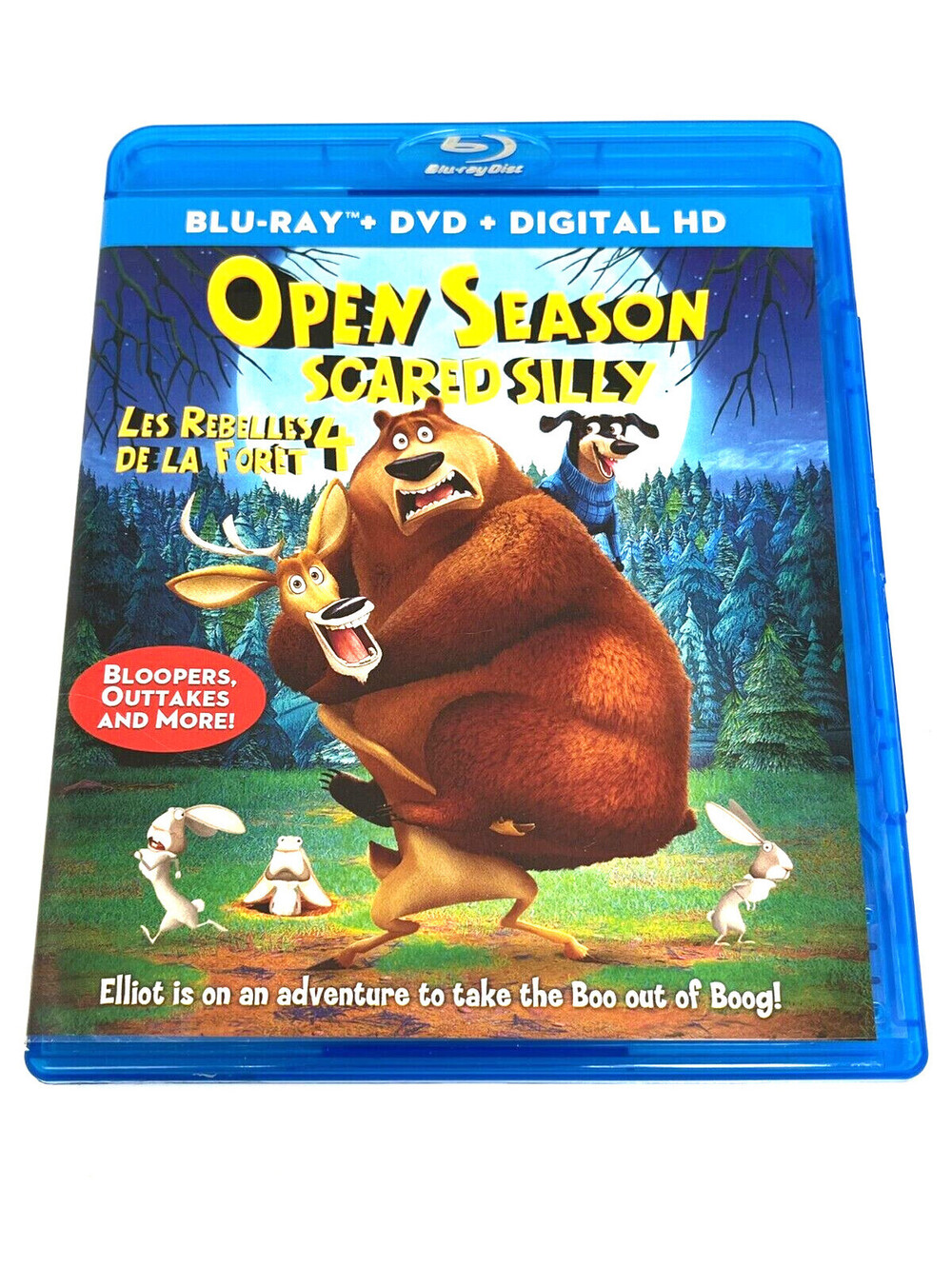 Open Season: Scared Silly (Blu-ray + DVD + Digital HD) 🎃🐻